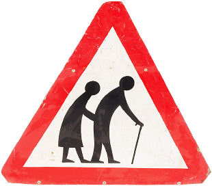 זהירות זקנים חוצים