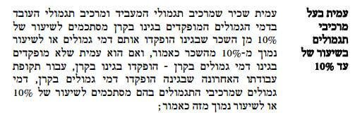 שיעור הפקדה