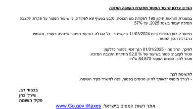 שיעור הפטור